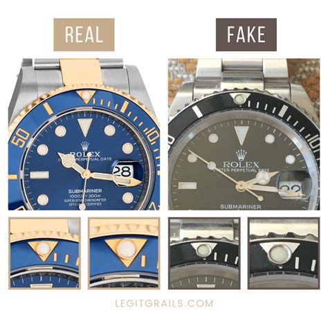 how to spot a fake rolex sub trf|how to identify a rolex.